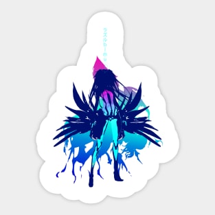 Azure beam Sticker